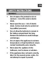 Предварительный просмотр 29 страницы BRIGHT 023278 Operating Instructions Manual