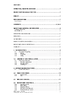 Preview for 2 page of BRIGHT M3500 MICROTOME Operating, Maintenance And Spare Parts Manual