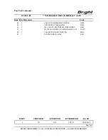 Preview for 47 page of BRIGHT M3500 MICROTOME Operating, Maintenance And Spare Parts Manual