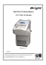 BRIGHT OTF 5000 Instruction Manual предпросмотр