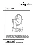 Brighter Extreme 350 User Manual preview