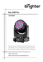 Preview for 1 page of Brighter Eye 1200 Pro User Manual