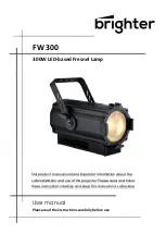 Brighter FW 300 User Manual preview
