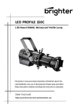 Brighter LED PROFILE 150C User Manual preview