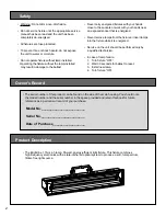 Предварительный просмотр 2 страницы Brightline 1.1N Operating Instructions Manual