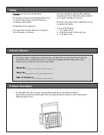 Предварительный просмотр 2 страницы Brightline BL.16 Operating Instructions Manual