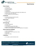 Preview for 2 page of Brightline cMe3 Assembly And Installation Instructions Manual