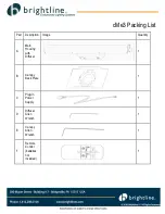 Preview for 3 page of Brightline cMe3 Assembly And Installation Instructions Manual