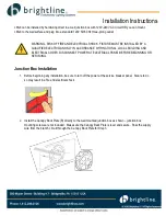 Preview for 5 page of Brightline cMe3 Assembly And Installation Instructions Manual