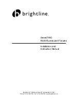 Brightline TWO series Instruction Manual предпросмотр