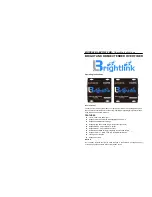 Preview for 1 page of Brightlink BL-EXT300-FBR Operating Instructions