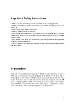 Preview for 2 page of Brightlink BL-VW33-4K Manual