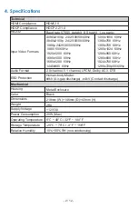 Preview for 4 page of Brightlink HDM-B88H100P-UK0001 User Manual