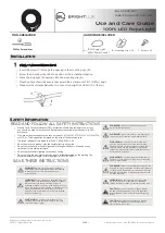 BRIGHTLUX AL05-100FT-WW-1.5-B Use And Care Manual preview