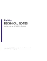 BrightSign XD1230 Technical Notes preview