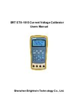 Brightwin Technology BRT ETX-1815 User Manual предпросмотр