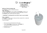 Предварительный просмотр 1 страницы Brightz CoolerBrightz Instructions