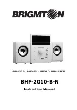 Предварительный просмотр 8 страницы Brigmton BHF-2010-B-N Instruction Manual