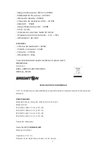 Preview for 3 page of Brigmton BMD-820 Instruction Manual