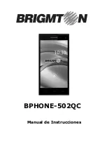 Preview for 1 page of Brigmton BPHONE-502QC Instruction Manual