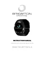 Предварительный просмотр 8 страницы Brigmton BWATCH-BT7-B-N-A Instruction Manual