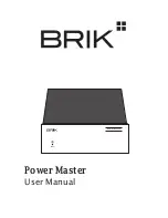 Brik Power Master User Manual предпросмотр