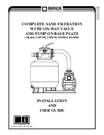 Brilix FSP350 Installation And User Manual предпросмотр