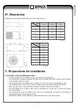 Предварительный просмотр 5 страницы Brilix THP 100 Installation And User Manual