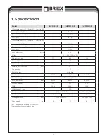 Предварительный просмотр 4 страницы Brilix XHPFD 100 E User Manual