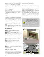 Предварительный просмотр 10 страницы Brilliant Fires Limited NEWDAWN ELECTRIC User And Installation Instructions Manual