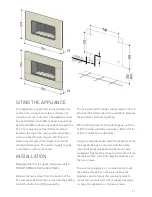 Предварительный просмотр 11 страницы Brilliant Fires Limited NEWDAWN ELECTRIC User And Installation Instructions Manual