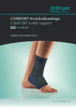 Предварительный просмотр 1 страницы Brillinger COMFORT Ankle Support Instructions For Use