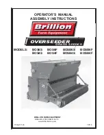 Preview for 1 page of Brillion BOS4F Operator'S Manual, Assembly Instructions