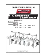 Предварительный просмотр 1 страницы Brillion Compaction Commander 03 Series Operator'S Manual