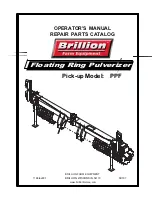 Brillion PPF Series Operator'S Manual And Repair Parts предпросмотр