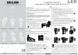 Brilum Garden LED UPR Installation And Operating Manual предпросмотр