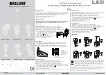 Предварительный просмотр 2 страницы Brilum Garden LED UPR Installation And Operating Manual