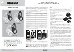 Предварительный просмотр 1 страницы Brilum SCENA LED 20 Installation And Operation Manual