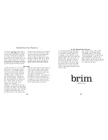 Preview for 8 page of brim 50013 Instruction Manual