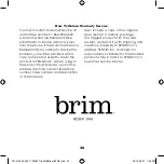 Preview for 34 page of brim Trio Multibrew System Instruction Manual