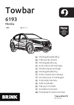 Brink 6193 Fitting Instructions Manual preview