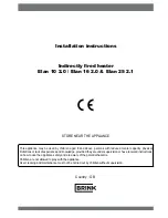 Предварительный просмотр 3 страницы Brink Elan 10 2.0 Installation Instructions Manual