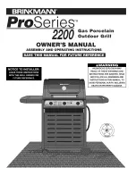 Предварительный просмотр 1 страницы BRINKMAN 2200 Owner'S Manual