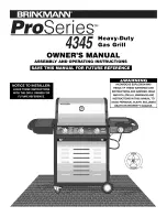 BRINKMAN 4345 Ower'S Manual preview