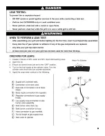 Preview for 9 page of BRINKMAN 4345 Ower'S Manual