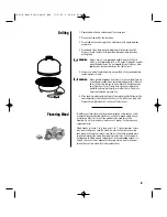 Предварительный просмотр 9 страницы BRINKMAN Gourmet Owner'S Manual