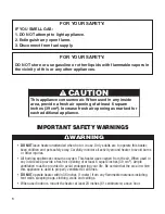 Предварительный просмотр 2 страницы BRINKMAN PORTABLE CATALYTIC SPACE HEATER Owner'S Manual