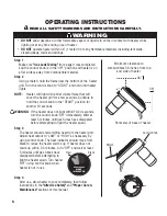 Предварительный просмотр 6 страницы BRINKMAN PORTABLE CATALYTIC SPACE HEATER Owner'S Manual