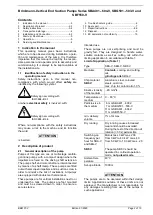 Предварительный просмотр 2 страницы BRINKMANN PUMPS SBA401-V Operating Instructions Manual