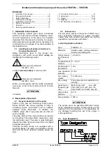 Предварительный просмотр 2 страницы BRINKMANN PUMPS STH2 Series Operating Instructions Manual